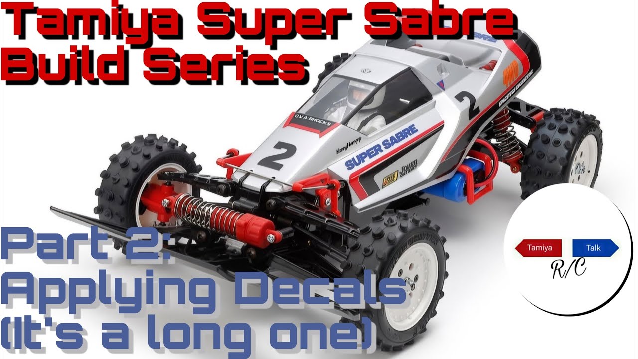 Tamiya Super Sabre Build Series Part 2 Applying Decals (It's a long one)