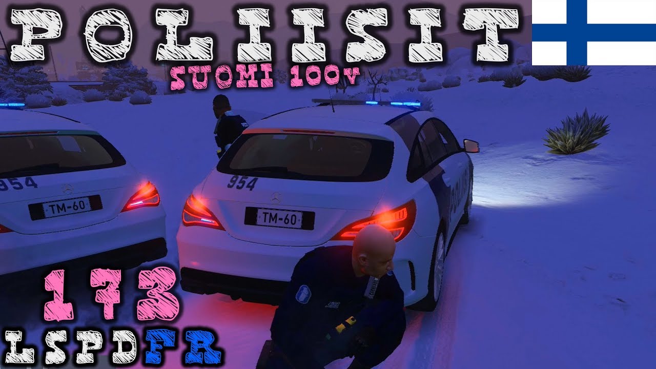 ✔ GTA 5 FINLAND: Poliisit #173 - Suomi 100v - [ LSPDFR ]