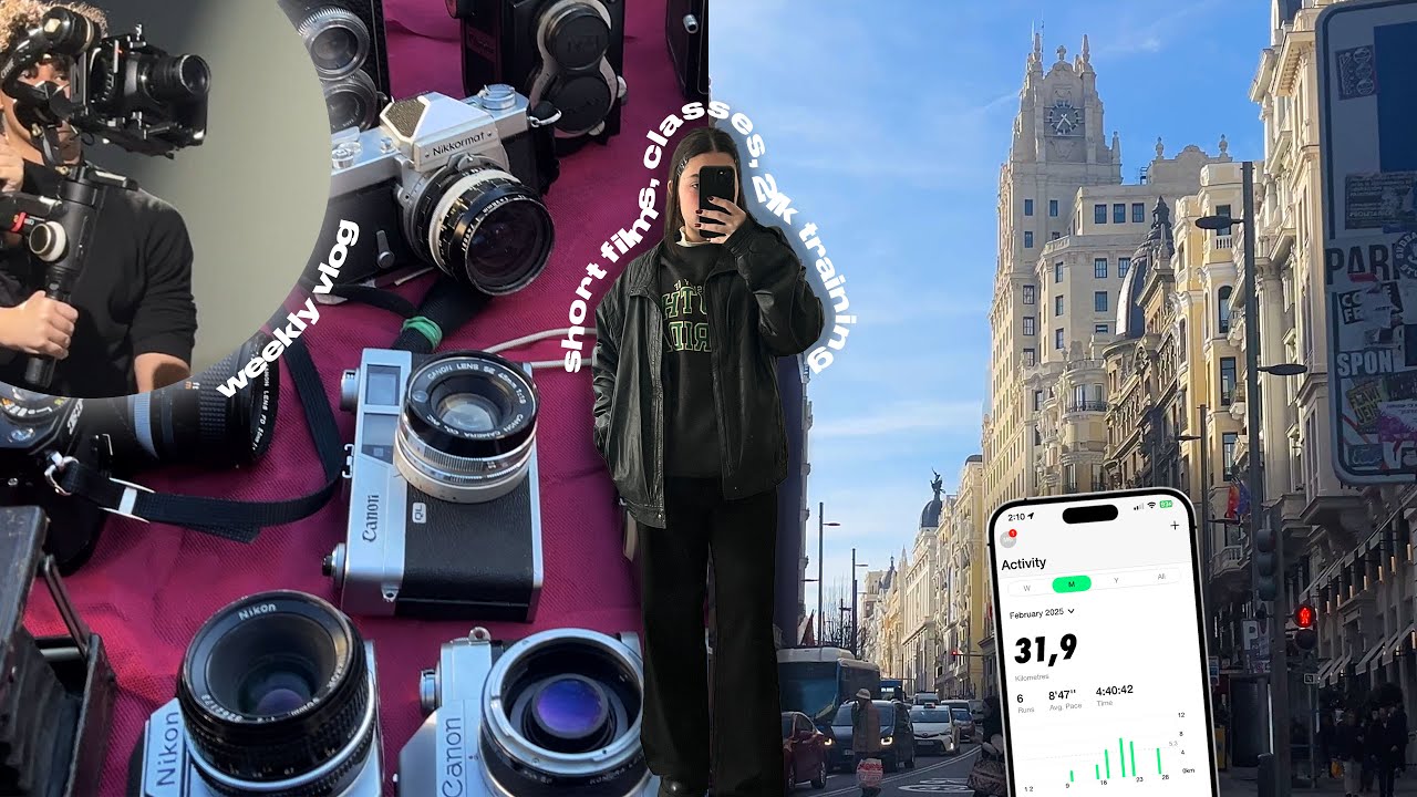 a week in the life as a film student | short films, training, classes