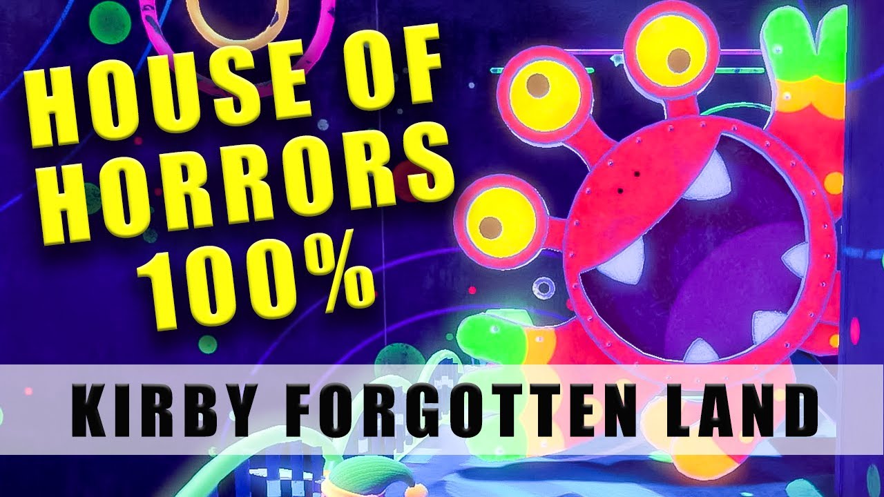 Kirby and the Forgotten Land Invasion at the House of Horrors walkthrough guide - Hidden Waddle Dees