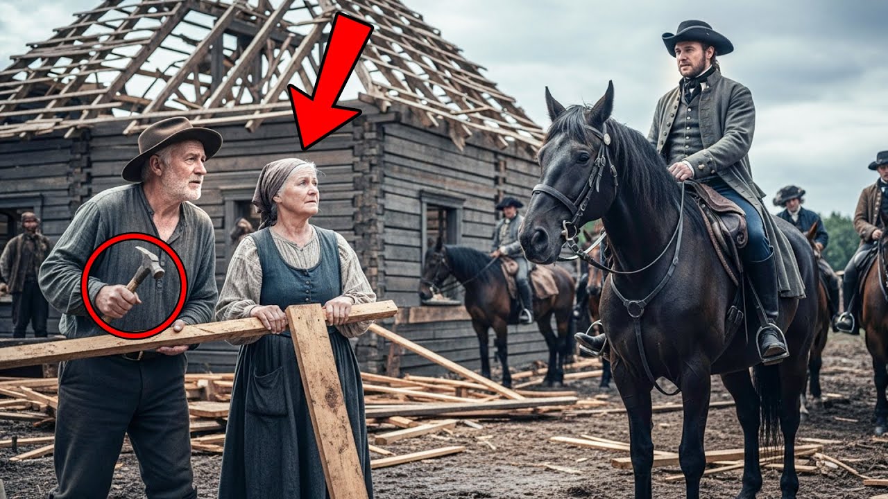 Rich Rancher Saw an Old Couple Rebuilding After the Storm — Then He Said “All Stop Now…