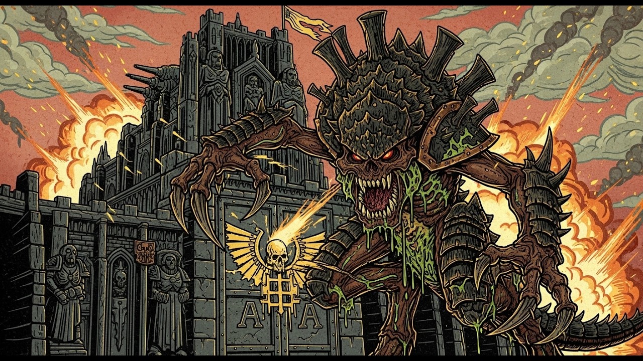 When Tyranids Overrun a Space Marine Fortress in Warhammer 40K