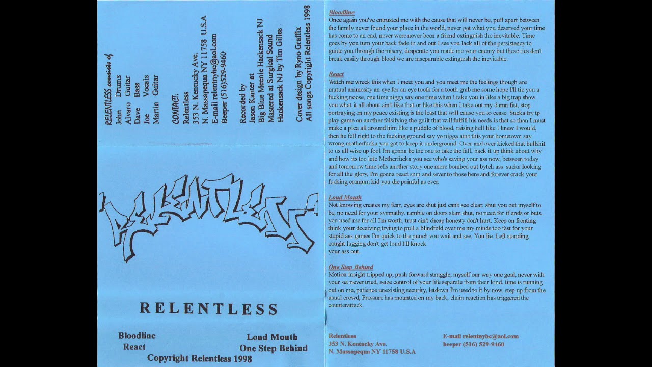 Relentless - Demo