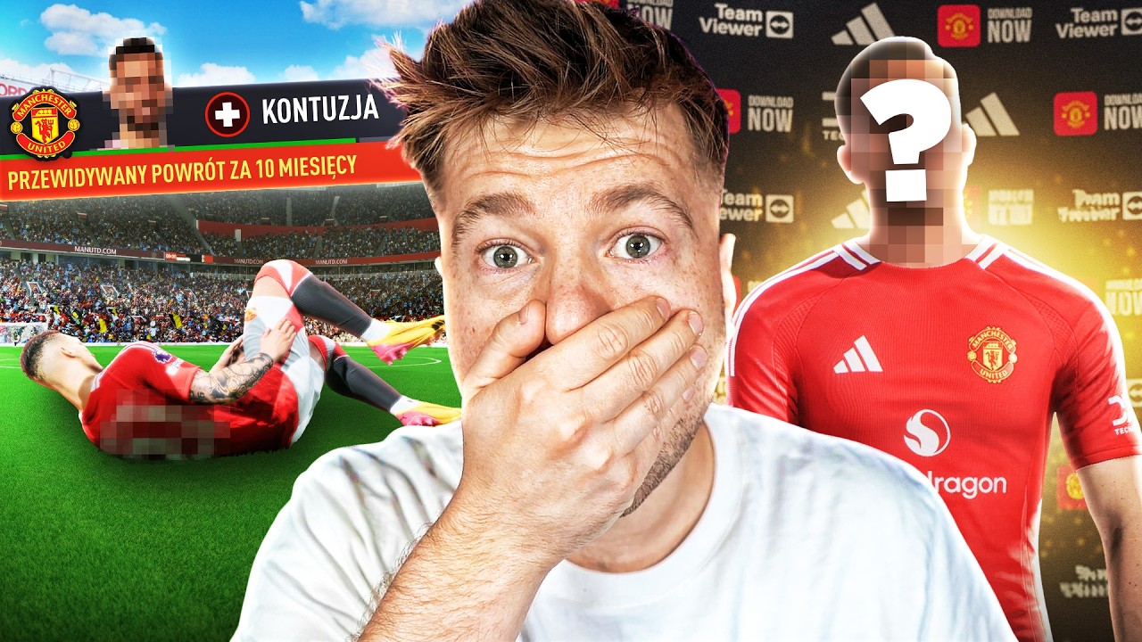 MUSIAŁEM ZROBIĆ TE TRANSFERY! MANCHESTER UNITED TO GLORY w FC 24!
