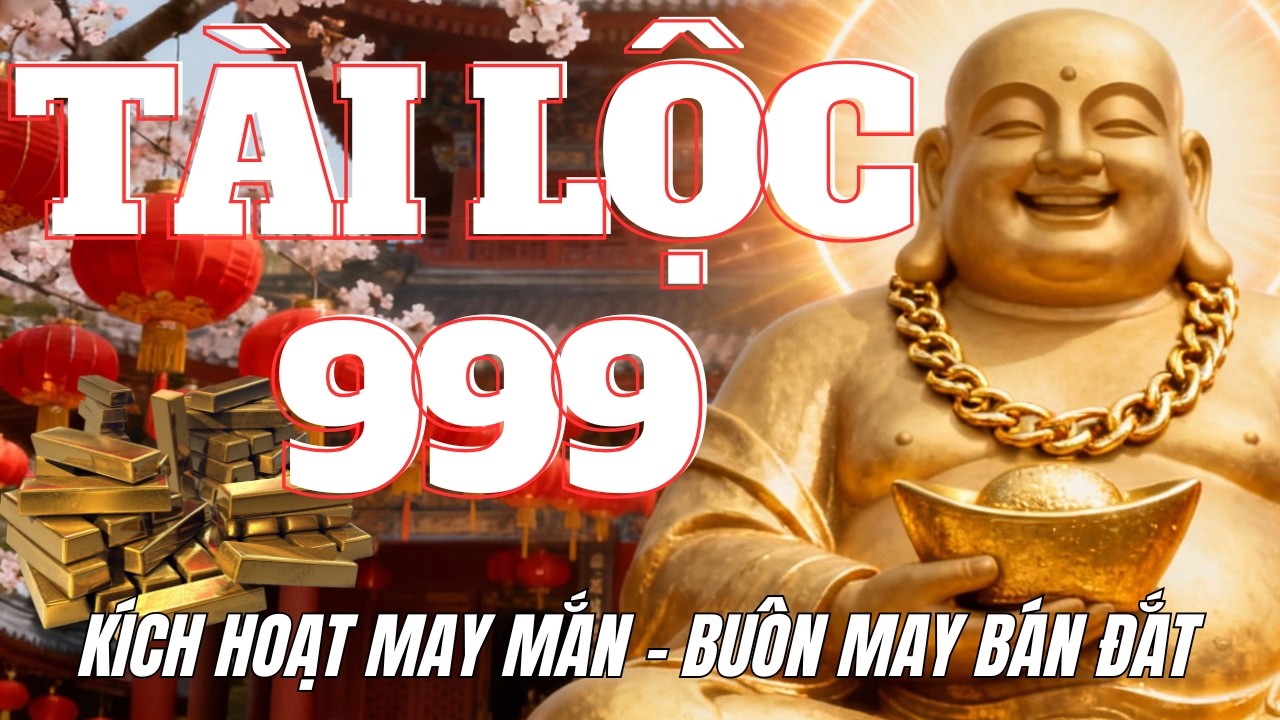 Nhạc tài lộc 999 | Kích Hoạt Vận May - Buôn May Bán Đắt
