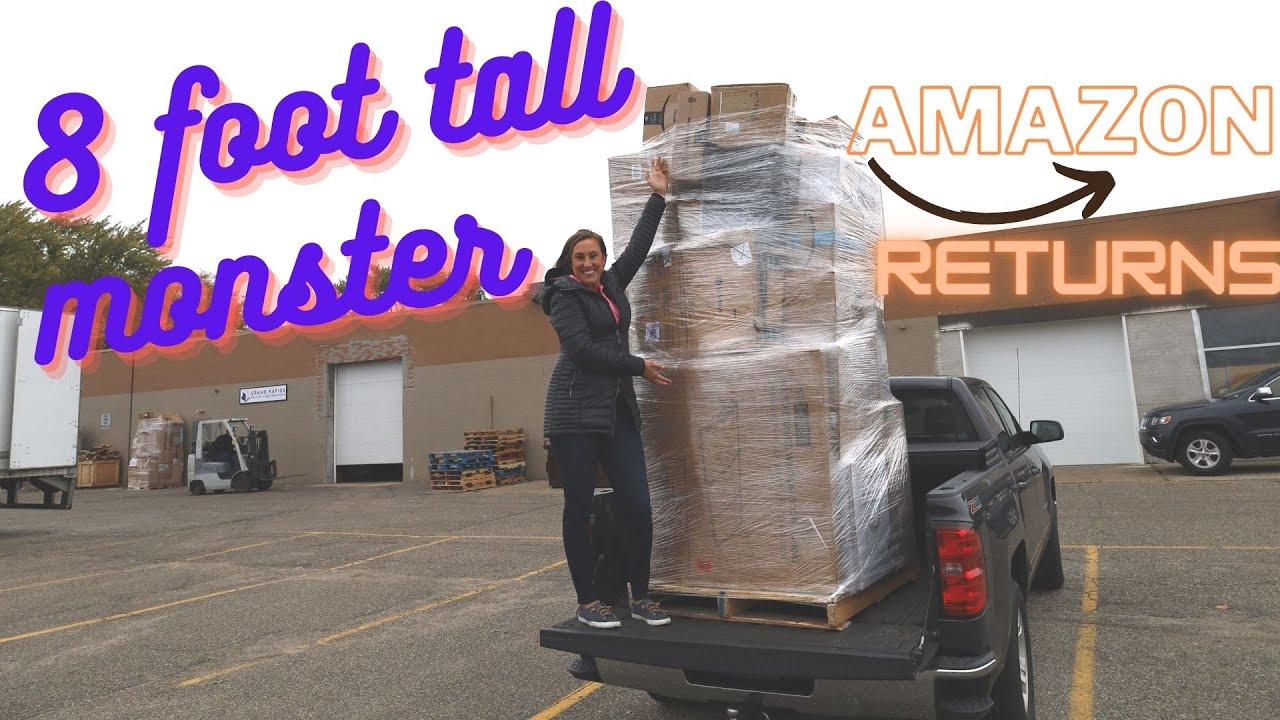 What I Found Unboxing A HUGE Liquidation Pallet Amazon Return Mystery Items #reselling #unboxing