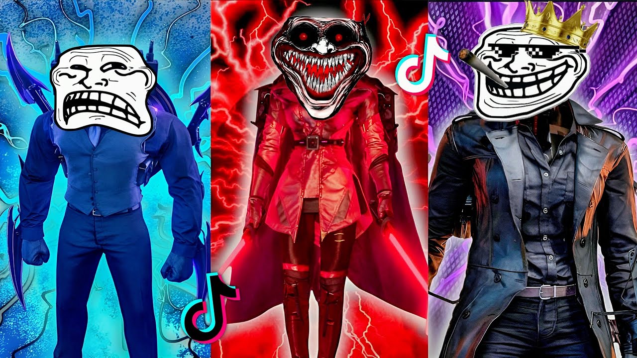 🥶COLDEST MOMENTS TROLLFACE TIKTOK🔥🥵SKIBIDI TROLL EDIT #154