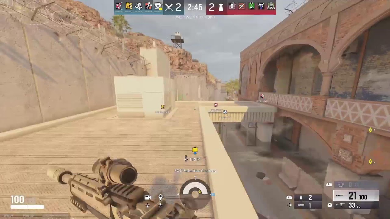 Playing seige  and trying to get 9k renown