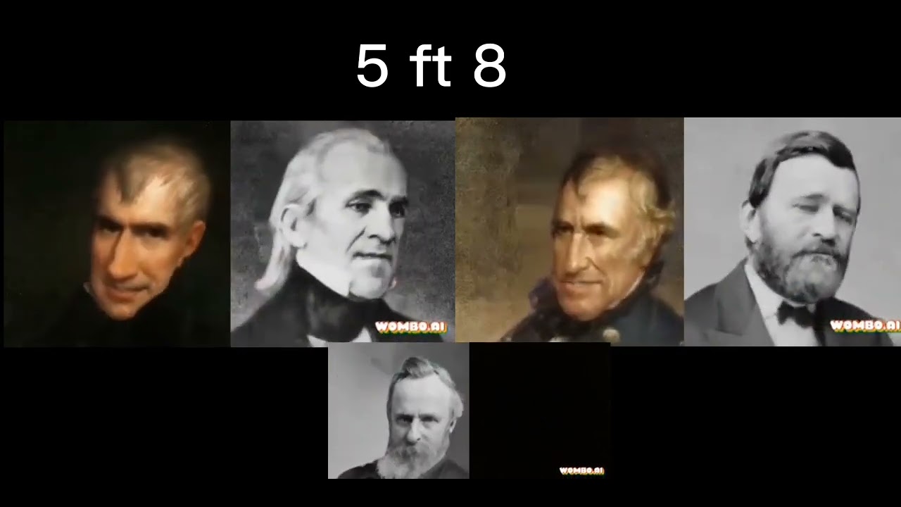 Presidents sing by height but it's fast (put 0.75)