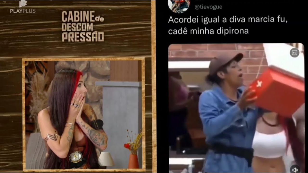 🔥ALICIA X CRÍTICA LUCAS! DESCOBRE QUE MARCIA VIROU MEME - CABINE DESCOMPRESSÃO