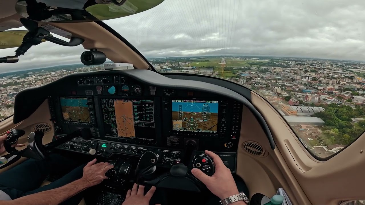 Citation Mustang landing at Afonso Pena International Airport - Curitiba [ATC]