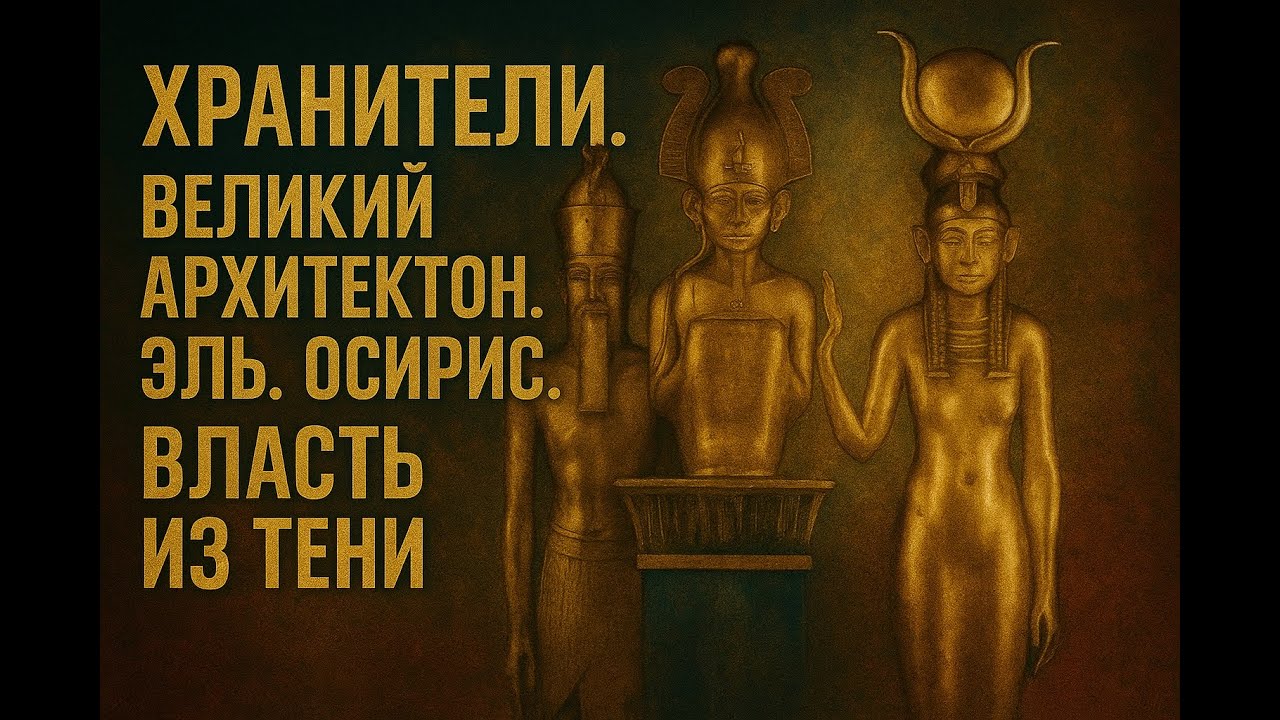 Хранители. Великий Архитектон. Эль. Осирис. Власть из тени