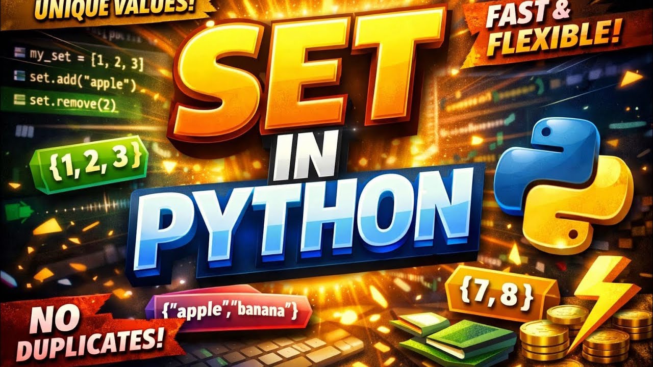 Set in Python | Complete Beginner Tutorial with Examples
