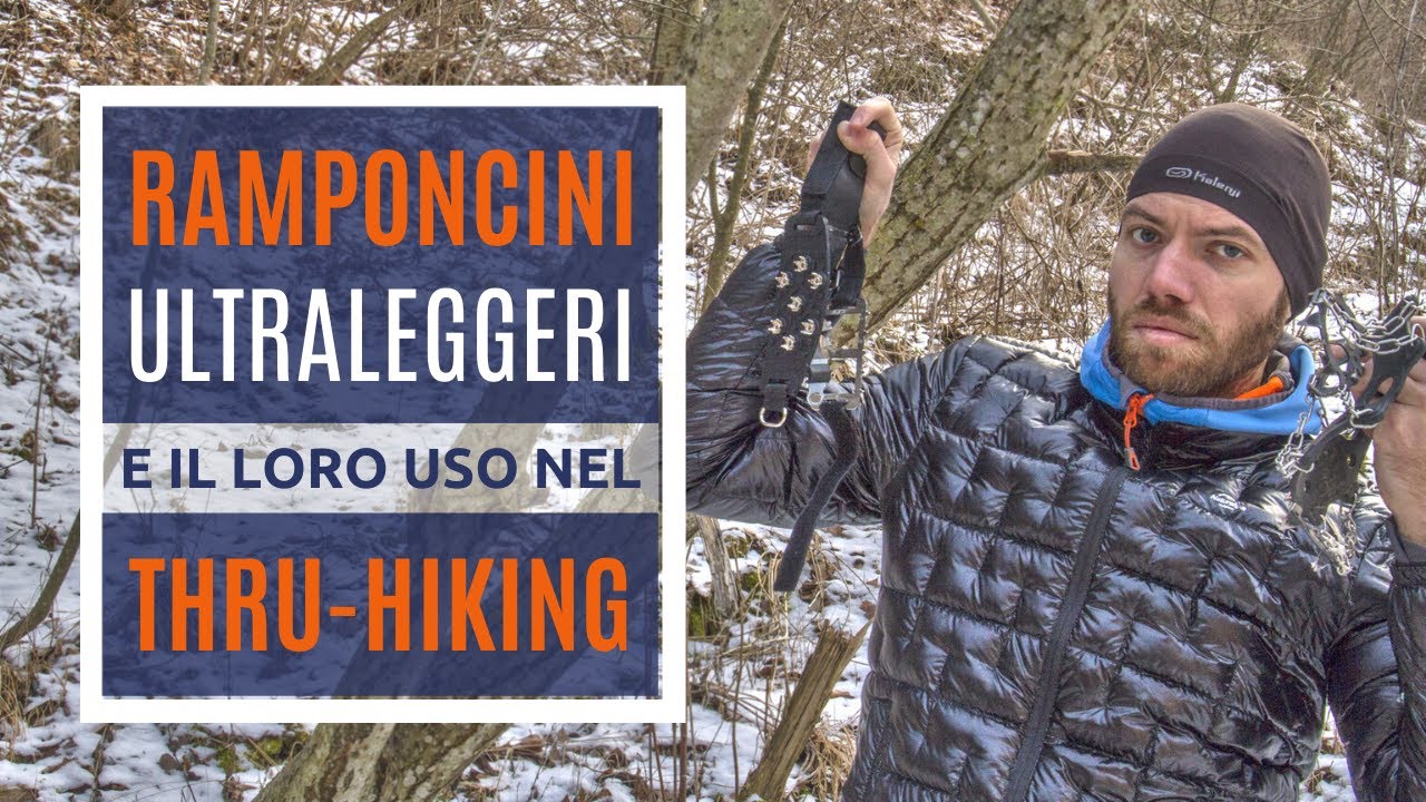 Ramponcini e micro-ramponcini: tipologie e uso nel thru-hiking | The Walking Robin