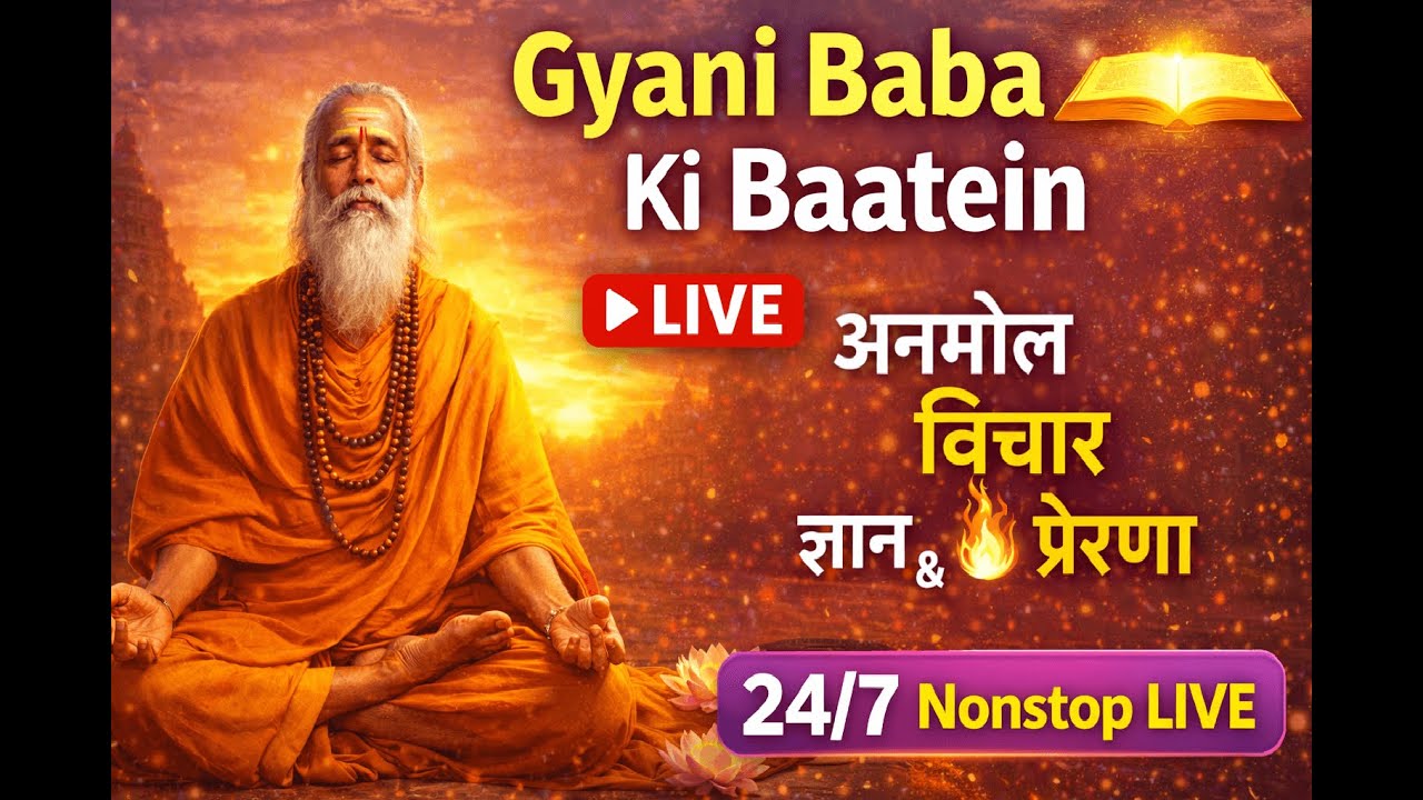 🔴 LIVE | Gyani Baba Ki Baatein 🙏 | Anmol Vichar, Gyaan & Prerna | Nonstop Live