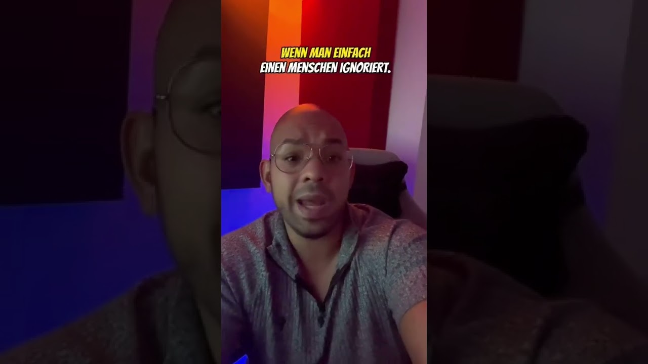 Warum ignoriert er mich? Das ist der Grund: 🥺