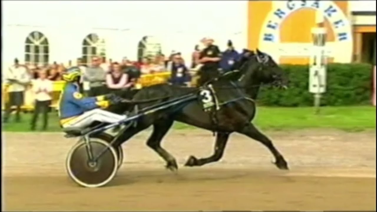 15-årige Järvsöfaks & Jan-Olov Persson vinner sin 10:e SM-titel på Bergsåker 29 augusti 2009.