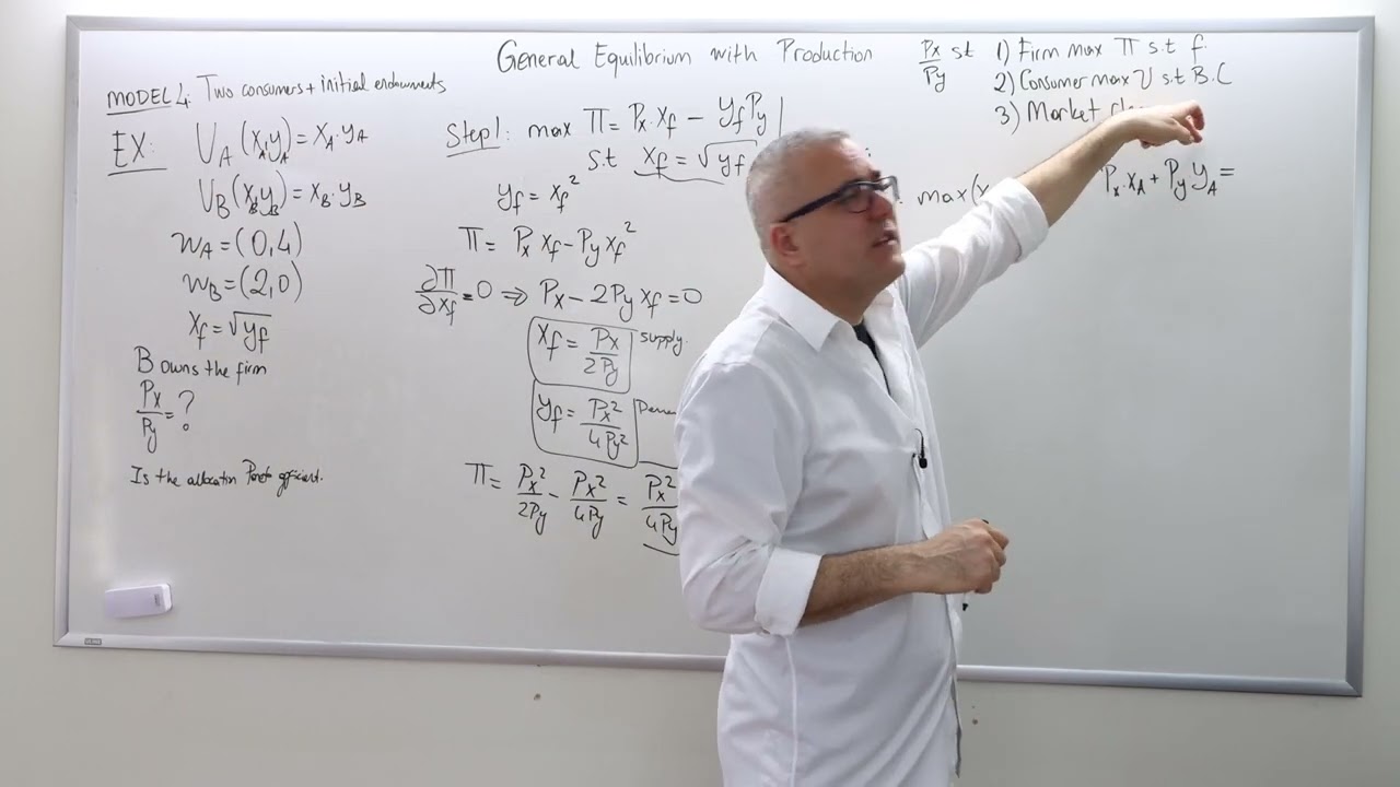(IME2) Chapter 7 - Video 5: General Equilibrium with Production - Two Consumers and Endowments.