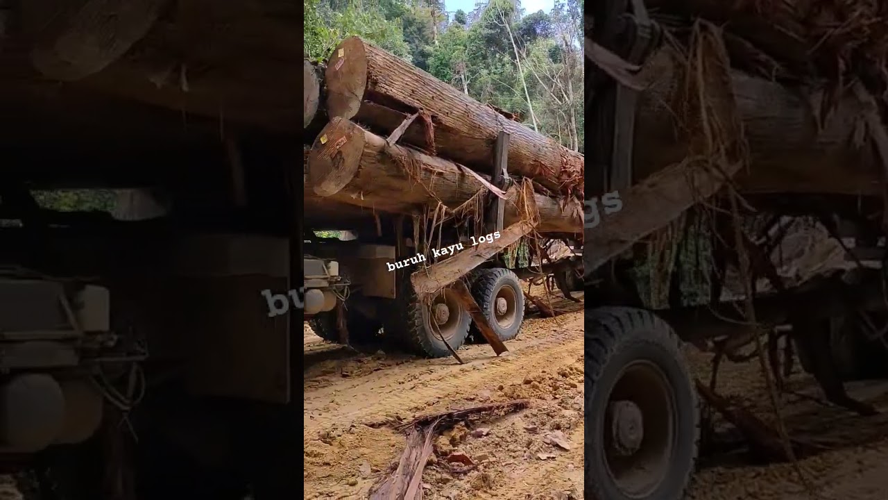 marc3des muat kayu😱 #truck #shorts #short #shortvideo