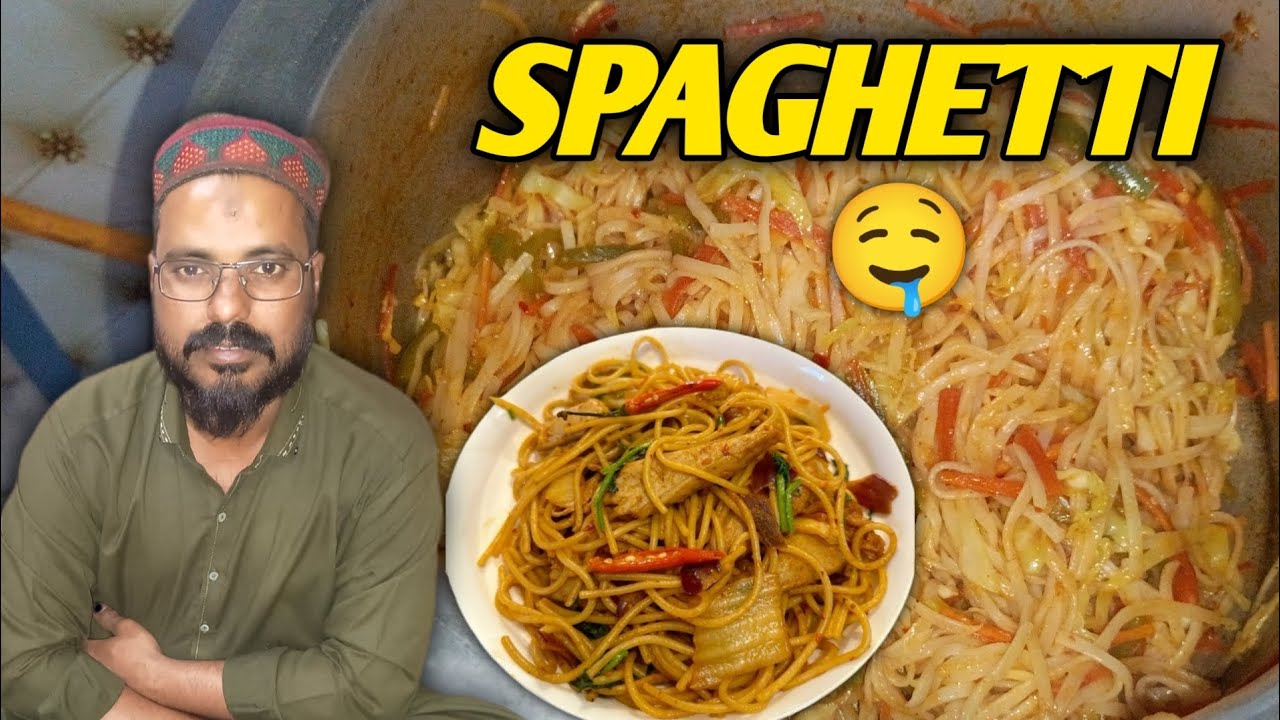 Sasti or Assan SPAGHETTI | Best Vegetables Spaghetti Recipe 🤤