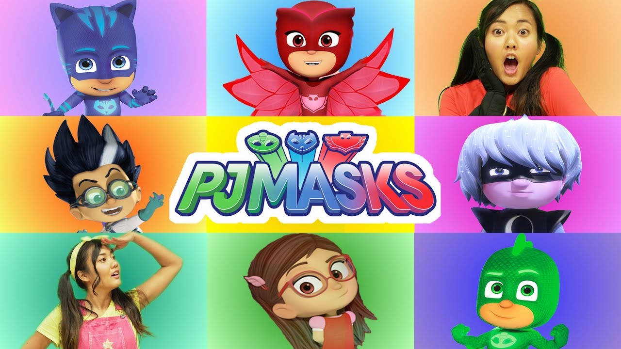Ellie Plays the PJ Masks Giant Smash Game Heroes vs Villains | Toy Game Show