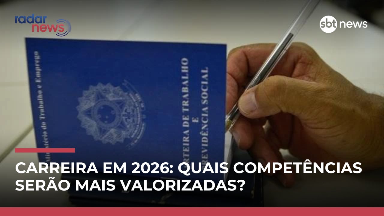 Mercado de trabalho em 2026: quais profissões estarão em alta? Veja análise | #RadarNews