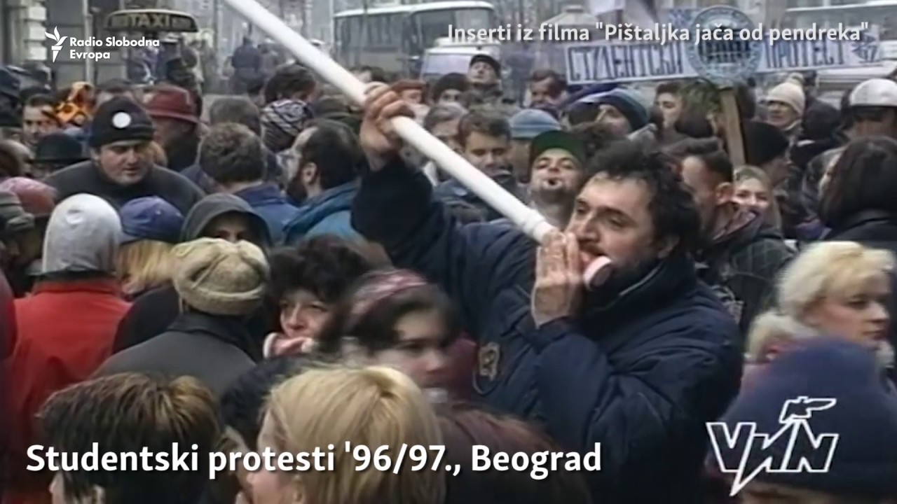 Bubnjar sa protesta: Biću uz studente svaki dan
