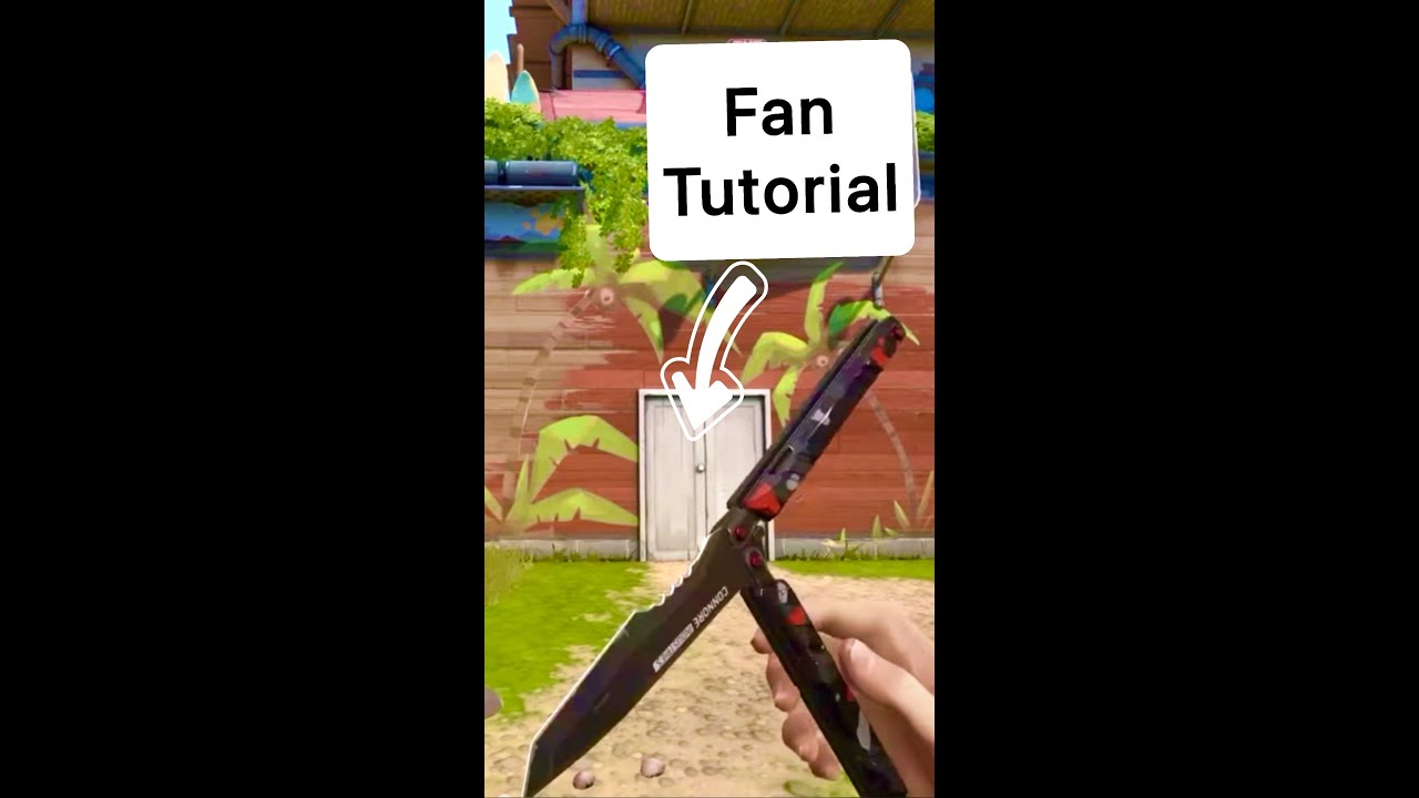Easy Valorant Butterfly Knife Trick Tutorial