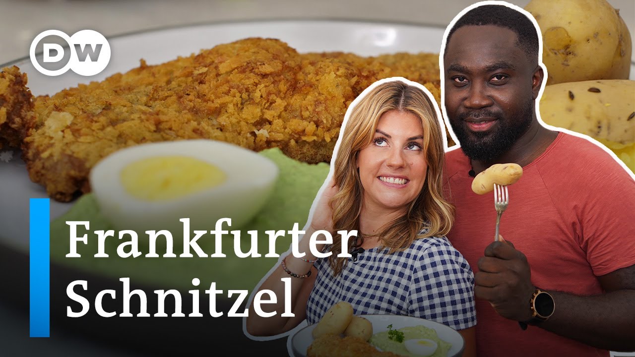 How To Cook A Schnitzel With Green Sauce | Cook It Like A German