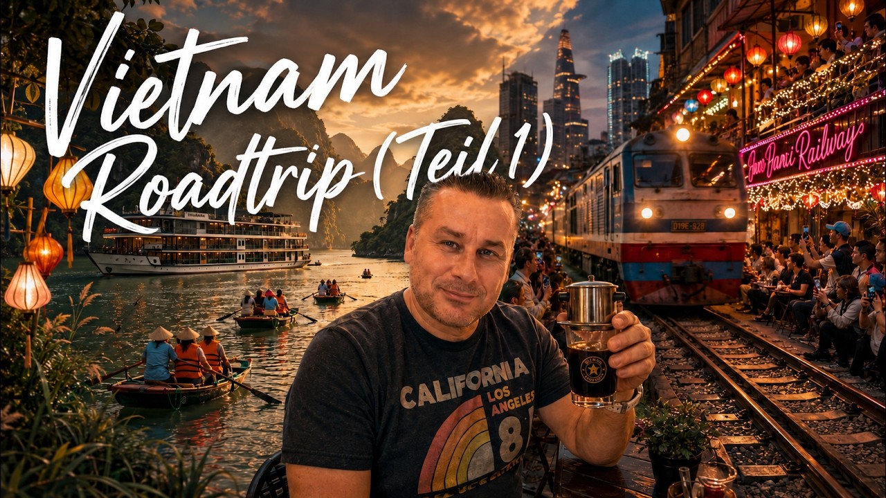 Vietnam Roadtrip 2025 (4K) | Teil 1: Train Street, Ninh Binh & Ha Long Bay (1 Nacht an Bord)