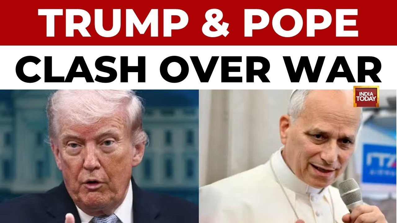 Папа Лев XIV отвечает на критику Дональда Трампа | Религия против политики | Новости India Today