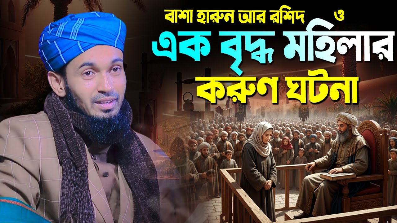 এক বুড়ির রুটি চুরির করুণ ঘটনা ওয়াজ । Abdul Wadud Sidiki Waz