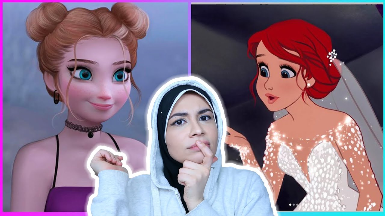اميرات ديزني في العصر الحديث!😍😍