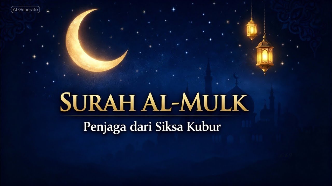MUROTTAL SURAH AL-MULK FULL | Penjaga dari Siksa Kubur | Bacaan Merdu & Menenangkan