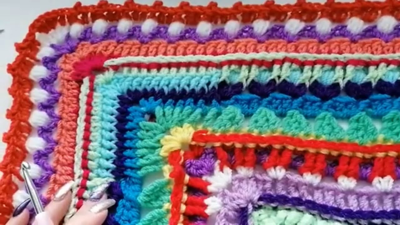 Ashley's Jewel Mandala part 7 left hand version Crochet Nuts