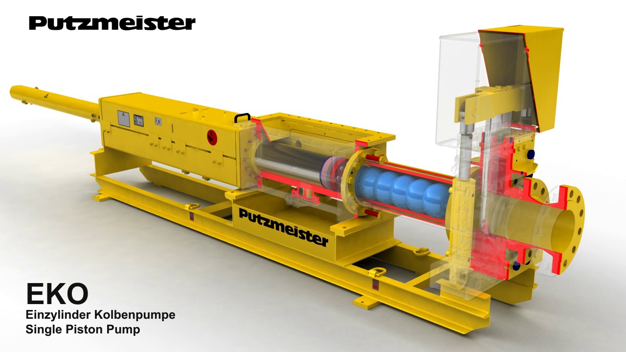 Putzmeister: EKO Single piston pump