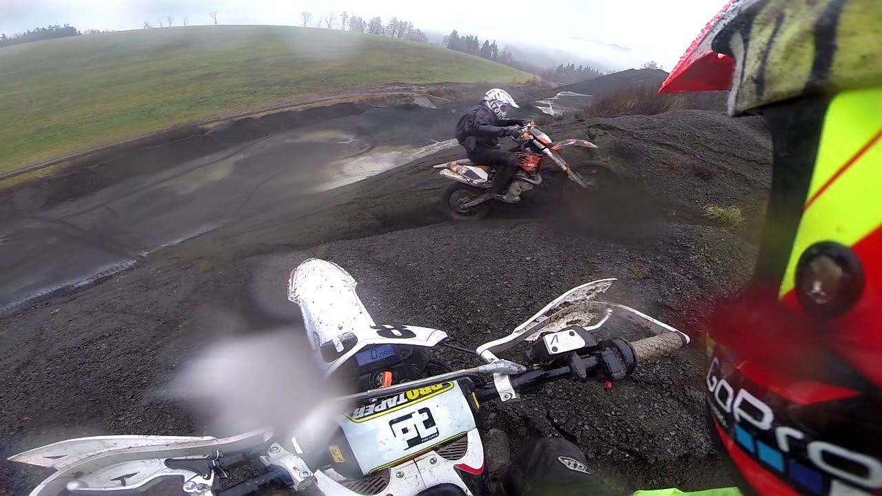 AJP PR5 vs KTM EXC 530 ✔️ Rainy Dirty Enduro ✔️