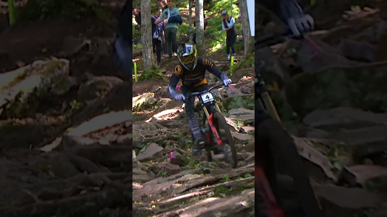 Andreas Kolb dancing through the rock gardens! 🕺⛰️ #downhill #downhillracing