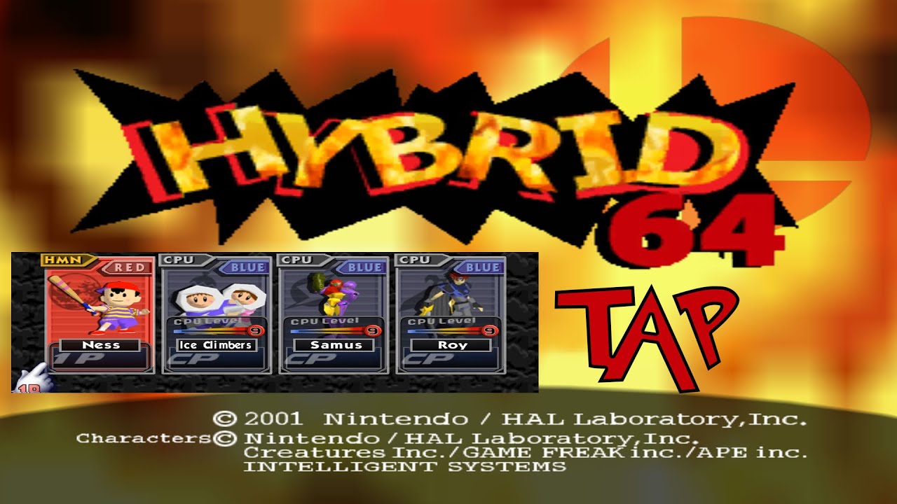 【スマブラDX】Hybrid 64 ネス vs CPU's【TAP】/【SSBM】Hybrid 64 Ness vs CPU's【TAP】