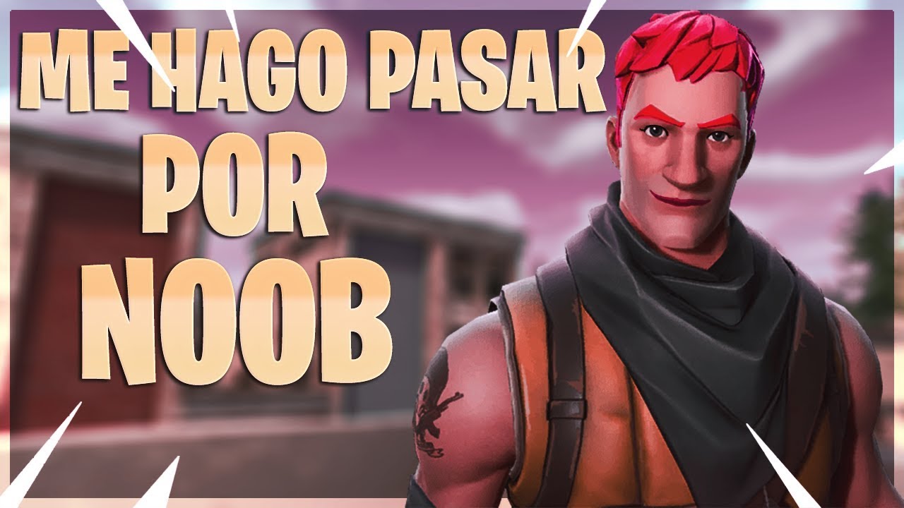 Me hago pasar por noob y gay en Squad Random - FORTNITE