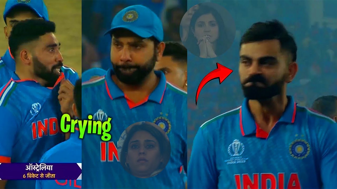10 Most Saddest/Emotional Moments in Cricket History | Rohit Sharma,Viart Kohli Crying World Cup