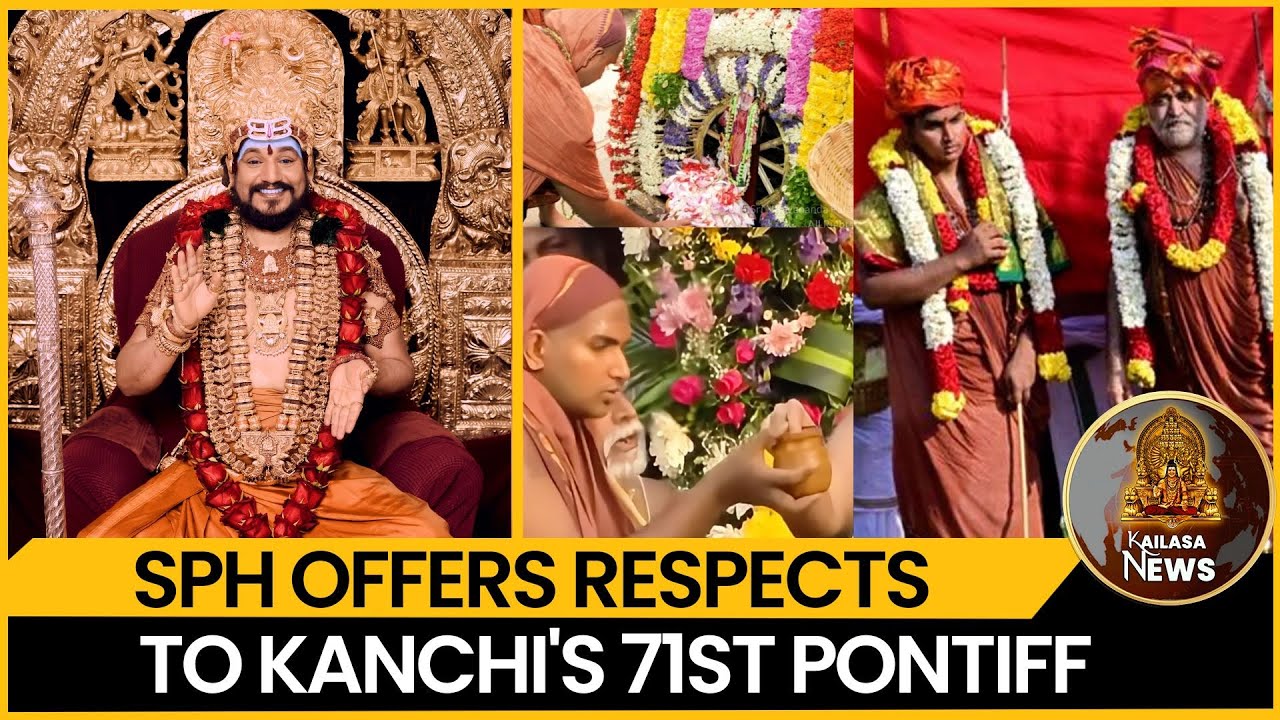 SPH Offers Respects to 71st Pontiff of Kanchi Kamakoti Peetam During Akshaya Tritiya