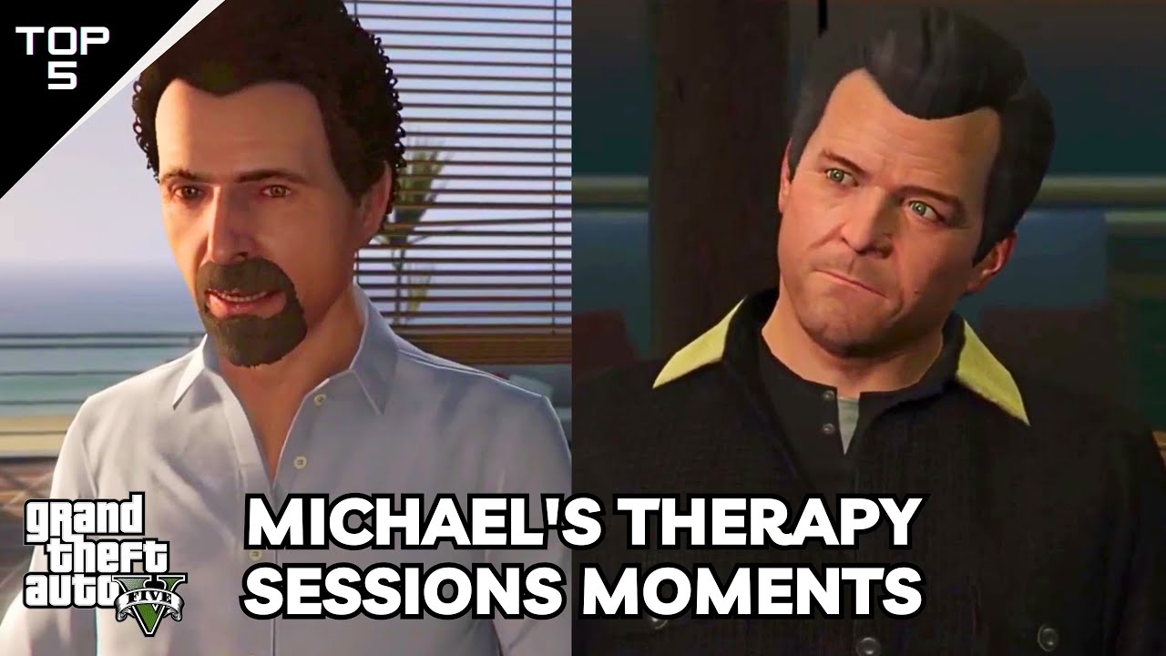 5 Best Michael's Therapy Sessions Moments With Dr. Isiah Friedlander | GTA 5 (PS5)