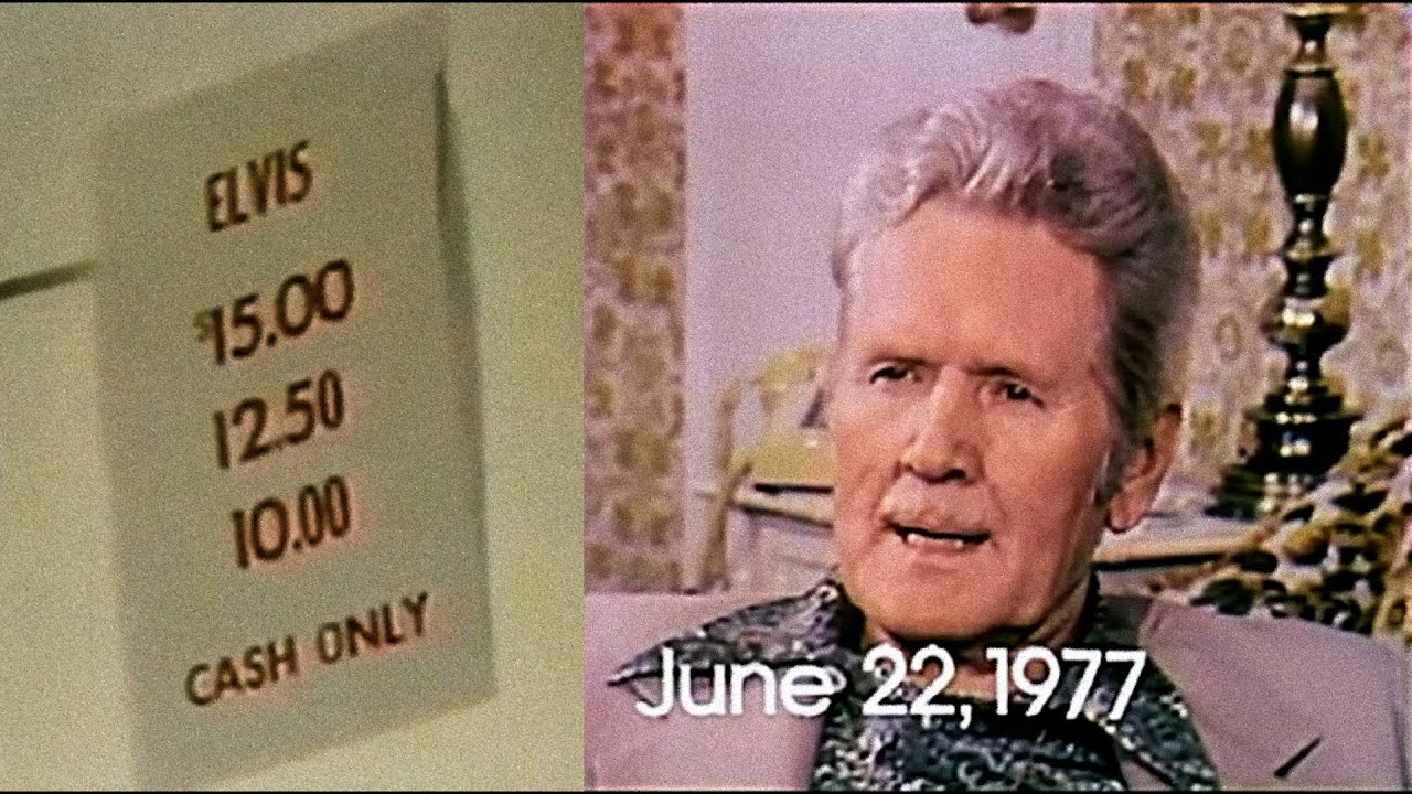 Vernon Presley - Interview June 22, 1977 / Elvis Fans Buying Tickets To His Last Show - June 26,1977