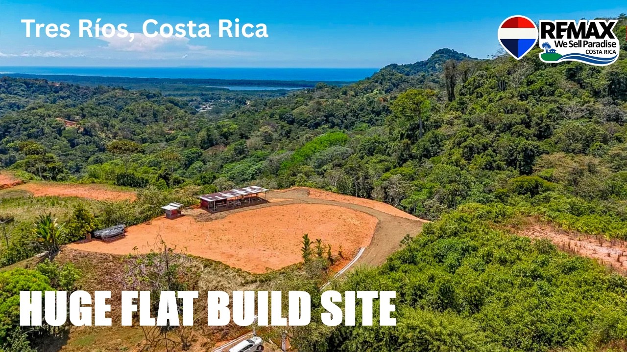 1.3 Acres of Land for Sale in TRES RIOS, Costa Rica, $299,000 | 360 Ocean, Mountain, Jungle Views🏝️😍