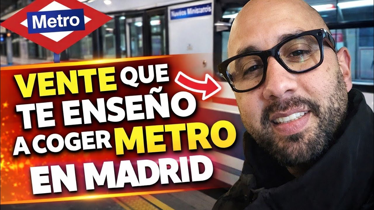 ¡No te pierdas! Te enseño a llegar al CENTRO de MADRID en Metro 🇪🇸