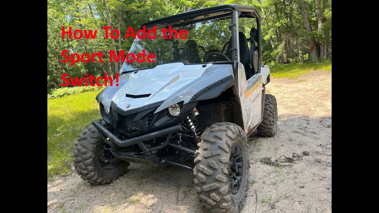 2024 Yamaha Wolverine X2 1000 Adding the Sport Mode Switch
