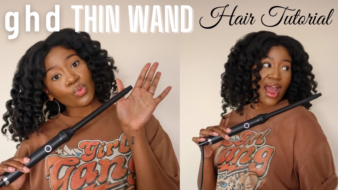 I curled my 4c hair with ghd’s Thin Wand and the RESULTS? - just WOW!