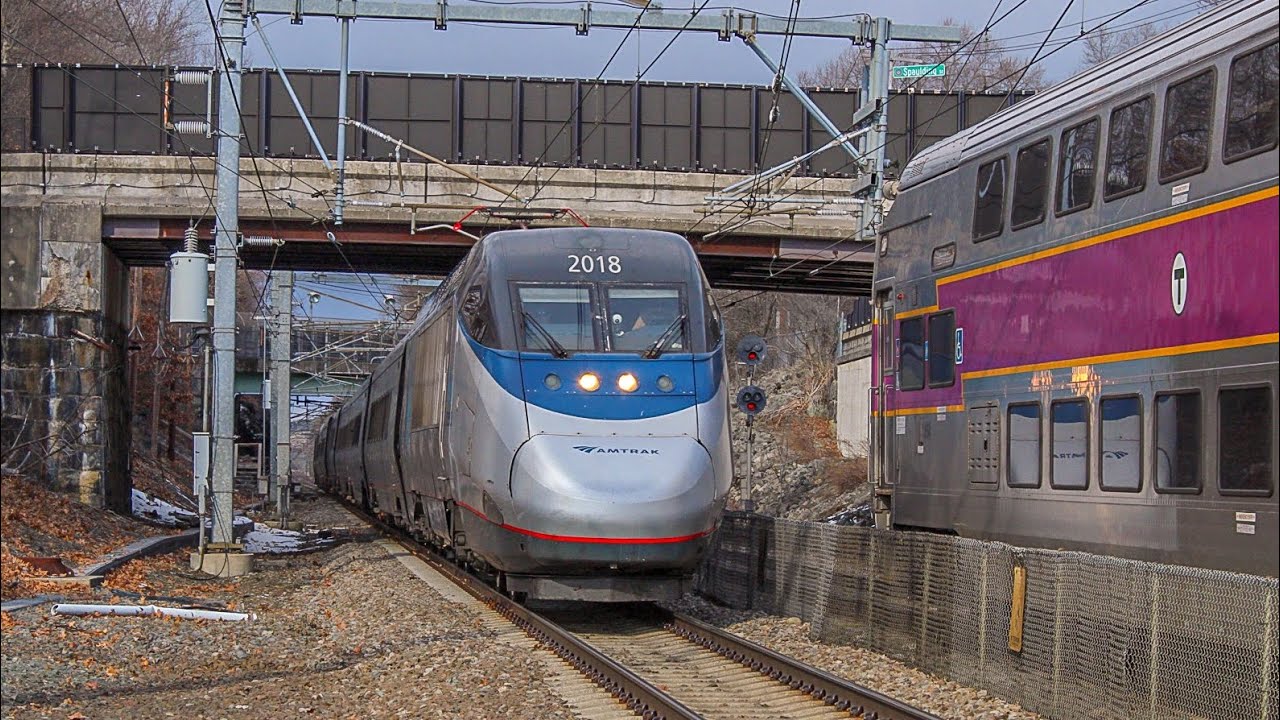 Amazing MBTA & Amtrak Train Action @ Canton Junction!! (1/29/25)