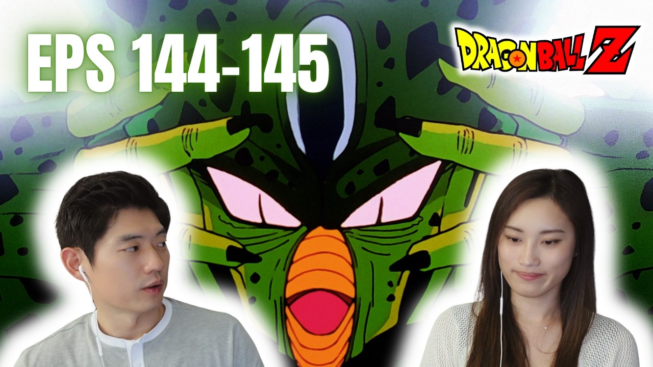 GOOD BYE CELL!!! - Dragon Ball Z Ep 144-145 REACTION! - Making her FINALLY watch DBZ